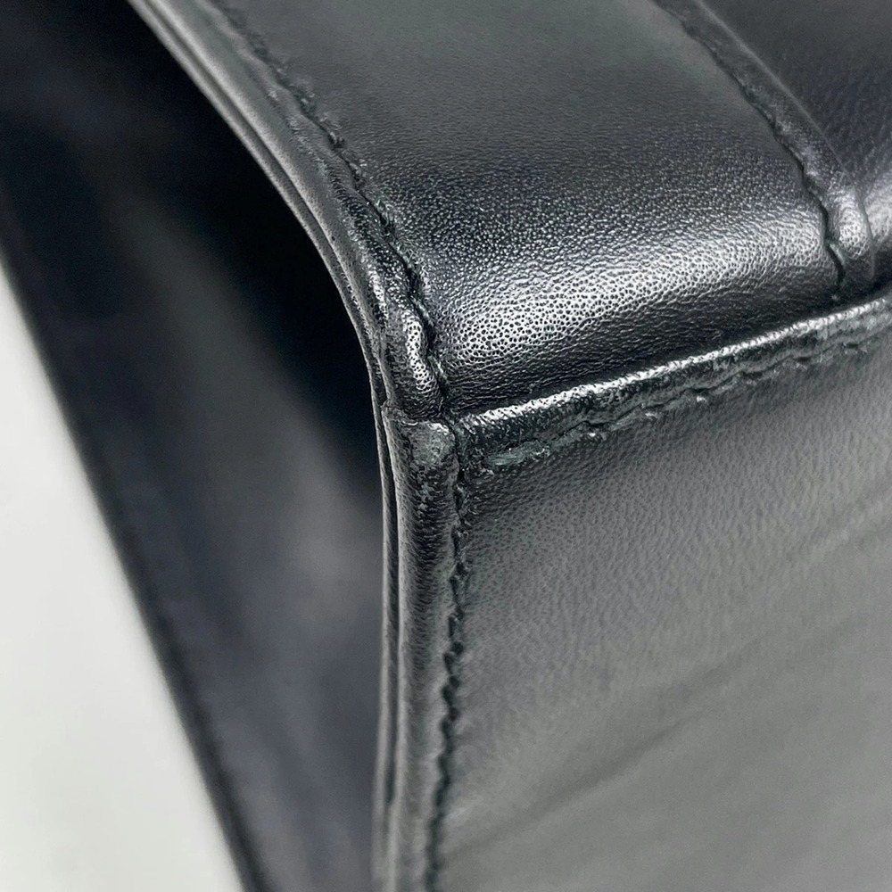 Salvatore Ferragamo Bag Handbag Shoulder Leather Gancini Black